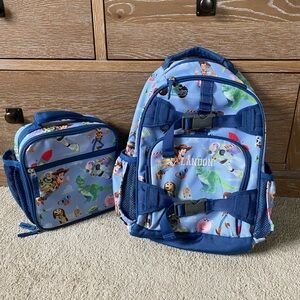 Pottery Barn Kids Toy Story backpack and lunch kit